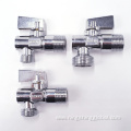 Chrome brass angle valve with filter